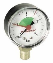 Manometer Ø50mm 1/4" radial Manometer Ø50mm 1/4" radial