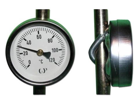 Anlegethermometer Ø63mm 0-120 °C für Rohre Anlegethermometer Ø63mm 0-120 °C für Rohre